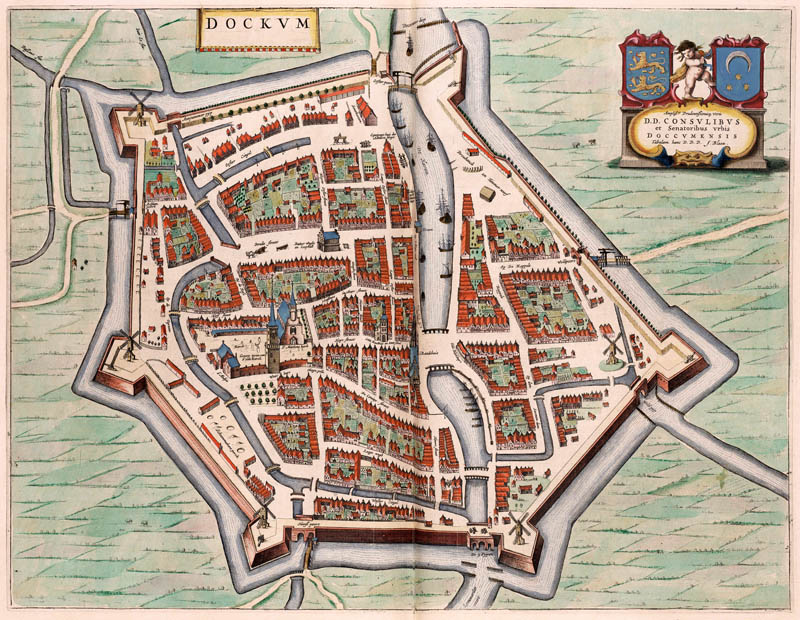 Dokkum 1649 Blaeu